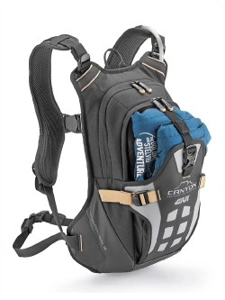 Plecak motocyklowy GIVI GRT731 Canyon z miejscem na bukłak, czarno-szary [pojemność: 12l]