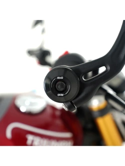 Koncówki kierownicy motocyklowej R&G Racing Triumph Speed 400/Royal Enfield Meteor 350 (24-) czarne