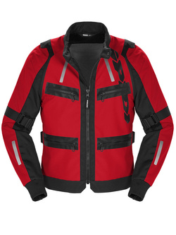 Kurtka motocyklowa tekstylna Spidi Enduro Pro czerwono-czarna