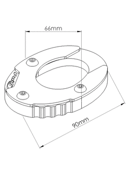Poszerzenie stopki bocznej Puig do BMW F800GS (13-21)/ Adventure (13-23)