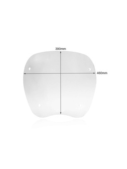 Szyba do skutera WRS Intermedio Honda SH 125 (20-24)/ SH 350 (21-24) przezroczysta