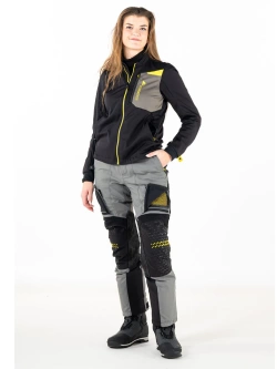 Kurtka motocyklowa damska tekstylna Touratech Companero Rambler Pro szaro-czarno-żółta