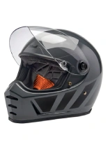 Kask integralny Biltwell Lane Splitter Inertia szaro-czarny