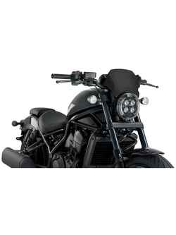 Owiewka motocyklowa płytowa PUIG Retroplate Honda CMX 1100 Rebel/ DCT (21-) czarna [aluminiowa]