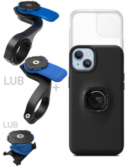 Zestaw rowerowy: etui na telefon iPhone 14 Plus + wodoodporny pokrowiec + mocowanie Quad Lock