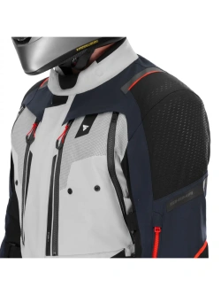 Kurtka motocyklowa tekstylna Shima Hero 3.0 G2 szaro-niebieska