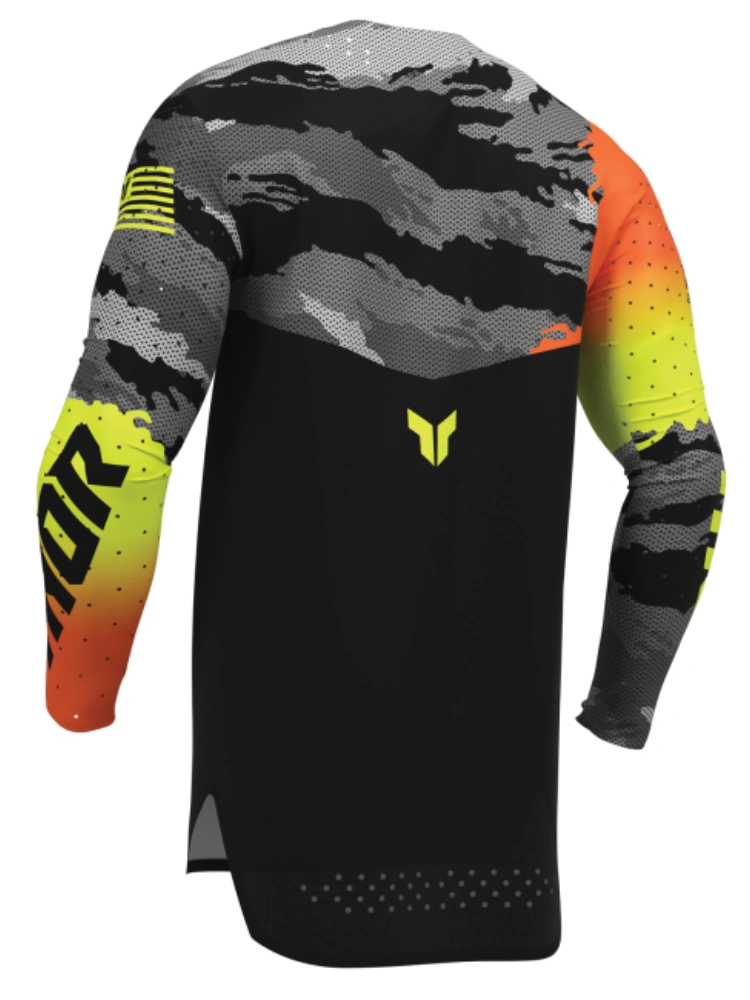 Bluza enduro Thor Sportmode Recon czarno-pomarańczowo-żółty