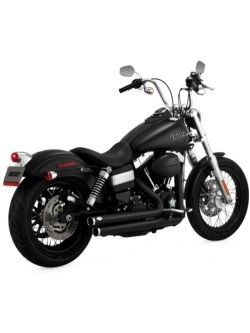 Pełny układ wydechowy Vance & Hines Big Shots Staggered Harley Davidson Dyna (wybrane modele) czarny matowy