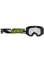 Gogle motocyklowe Leatt Vizion 2.5S z przezroczystą szybką, czarno-białe-fluo