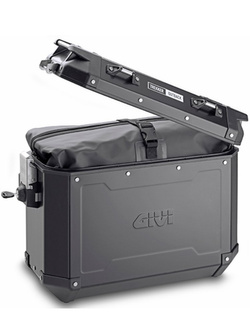 Kufer boczny aluminiowy czarny matowy lewy Givi Trekker Outback 48 L [pojemność: 48 L]