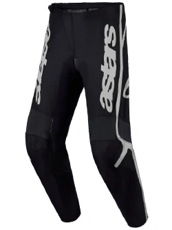 Spodnie cross Alpinestars MX Fluid Apex V2 czarno-srebrne