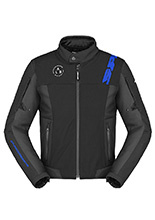 Kurtka motocyklowa tekstylna Spidi Corsa Tex czarno-niebieska