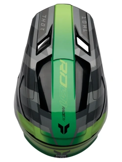 Kask enduro Thor Youth Fleet szaro-zielony