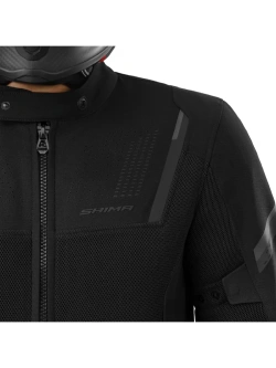 Kurtka motocyklowa tekstylna Shima Rush 3.0 Air G2 czarna