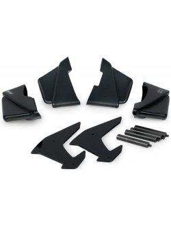 Boczne spoilery dociskowe Puig do Kawasaki Z H2 (20-) czarne