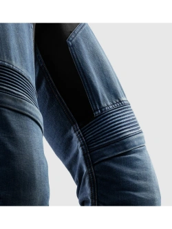 Jeansy motocyklowe Rebelhorn Eagle 4 Slim Fit niebieskie