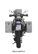 Zestaw: kufry boczne srebrne Zega Mundo + stelaże srebrne Touratech BMW R1250GS/Adventure / R1200GS/Adventure (31+38L)
