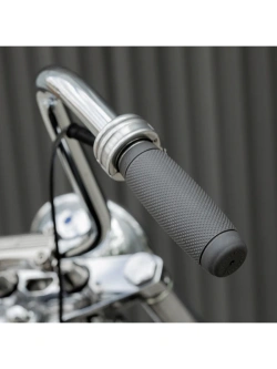 Manetki motocyklowe Biltwell Recoil TPV do kierownic o średnicy 25.4 [mm] szare