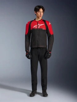 Kurtka motocyklowa tekstylna Alpinestars SMX Air czarno-czerwona