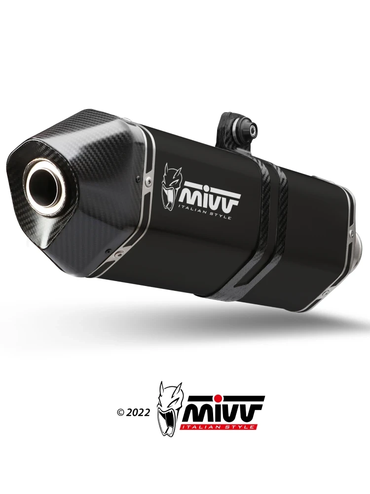 Tłumik motocyklowy MIVV Slip-On (Speed Edge) BMW F 900 GS (24-) czarny