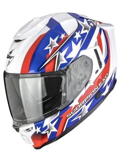 Kask integralny Scorpion EXO-1500 AIR Etoile biało-niebiesko-czerwony