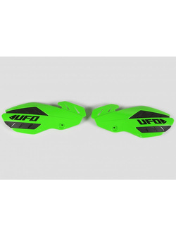 Osłony rąk (handbary) UFO do Kawasaki KXF 250 (13-20), KXF 450 (13-18) zielone 