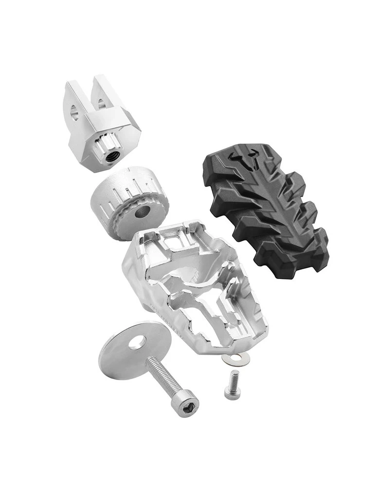 Podnóżki motocyklowe EVO SW-Motech Triumph Tiger 660 Sport (24-) srebrne