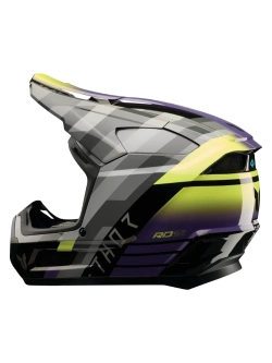 Kask enduro Thor Youth Fleet szaro-fioletowy-fluo