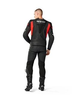 Kombinezon motocyklowy dwuczęściowy REV’IT! Argon 3 czarno-fluo czerwony