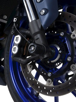 Slidery przedniego zawieszenia R&G Yamaha R7 (22-25) czarne