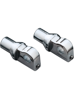 Podesty Premium Mini czarne + adaptery 8808 Kuryakyn do Honda (wybrane modele), Suzuki (wybrane modele), Triumph (wybrane modele)
