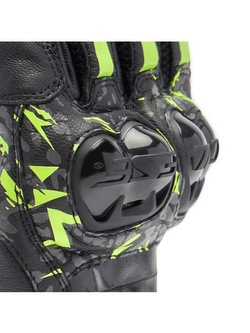 Rękawice Motocyklowe Dainese Mig 3 Unisex czarno-szaro-żółte