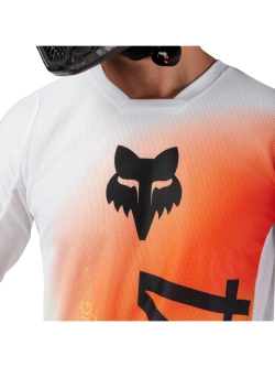 Bluza enduro Fox 180 Air Haze biało-czerwono-żółta