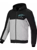 Black Gray Heather Turquoise