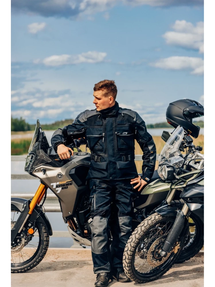 Kurtka motocyklowa tekstylna Rukka TitanTrail-R czarna