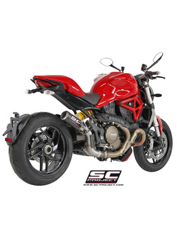 Tłumik SC-Project CR-T Carbon / Titanium (Slip on) - Ducati Monster 1200 / S [14-16]