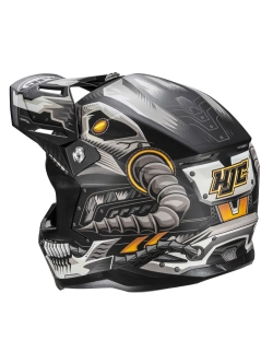 Kask enduro HJC C50 Mecha Beast czarno-szary