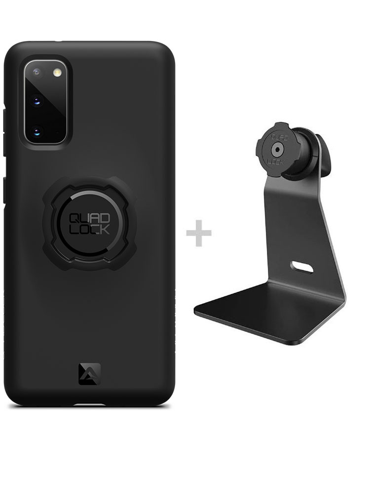 Zestaw na biurko: etui na telefon Samsung Galaxy S20 oraz uchwyt Quad Lock
