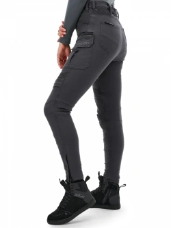 Jeansy motocyklowe damskie Shima Giro 3.0 szare