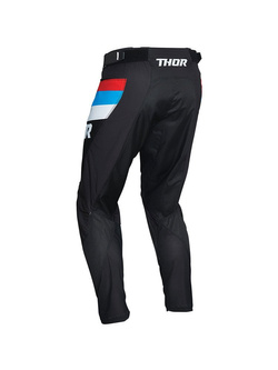 Spodnie cross Thor Pulse Racer czarno-czerwone