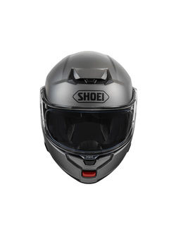 Zestaw: kask szczękowy Shoei Neotec 3 srebrny + dedykowany interkom motocyklowy Sena SRL 3