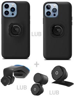 Zestaw do samochodu: etui na telefon iPhone 13 Pro Max + mocowanie Quad Lock
