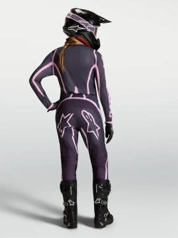 Spodnie cross damskie Alpinestars MX Stella Fluid Apex V2 różowe