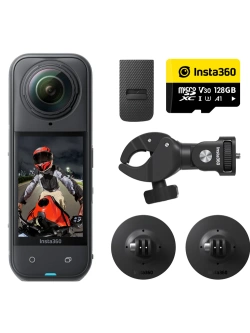 Zestaw: Kamera sportowa Insta360 X5 + akcesoria [Motorcycle Bundle]
