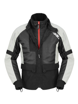 Kurtka motocyklowa tekstylna Spidi Net H2Out czarno-szara