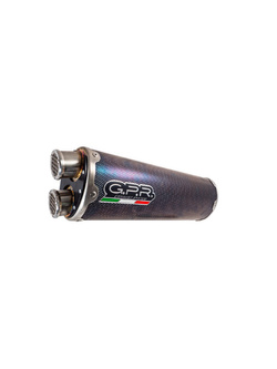 Tłumik G.P.R Dual Poppy Impact Zero [Slip-on, Stainless Steel] - BMW R 1250 Gs [21-22] 