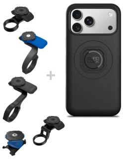 Zestaw rowerowy: etui MAG na telefon iPhone 17 Pro Max (magnetyczne) + mocowanie Quad Lock