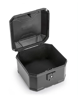 Kufer centralny GIVI Monolock B38 BERNINA z systemem Crablock, czarny [płyta montażowa w zestawie; poj.: 38l]