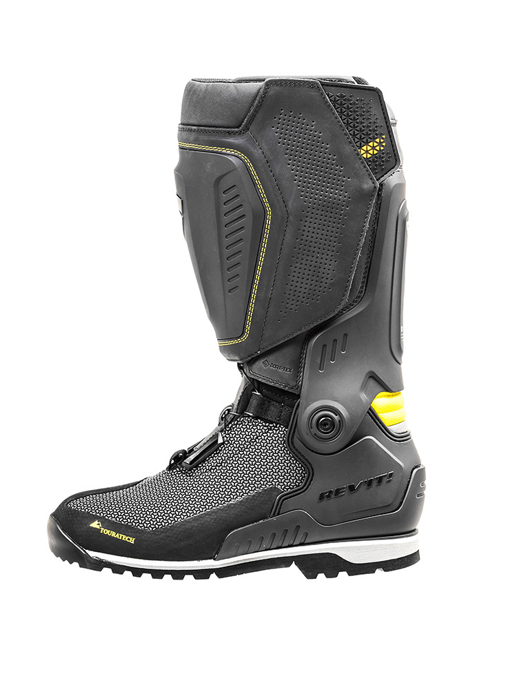 Buty motocyklowe adventure Touratech Destino Ultimate GTX 2024 czarno-żółte