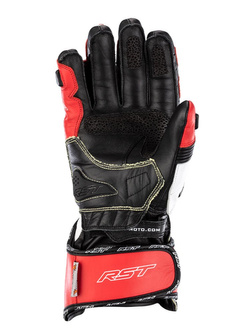 Rękawice motocyklowe skórzane RST Tractech Evo 4 czerwono-czarne